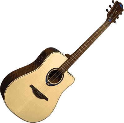 539828 Lag Guitars GLH THV20DCE Hyvibe, cutaway, glossy, case.png