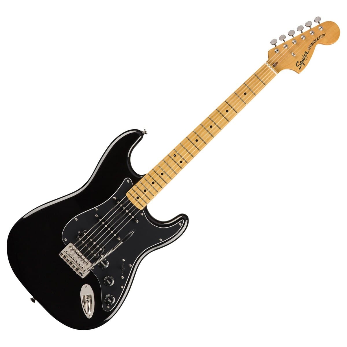 Fender Squier CV 70s STRAT HSS MN BLK - Elektrisk gitar - Agder Lyd AS