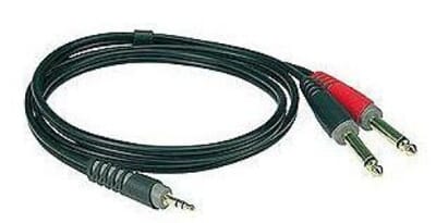 AY5-0600 Klotz Y-Kabel St minijack X2 Jack Mono 6m.jpg