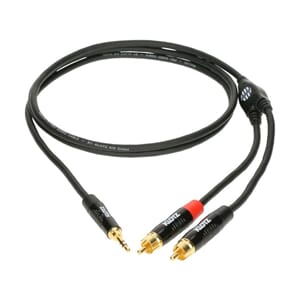 Klotz Y-kabel Stereo Minijack - 2XPhono RCA 6m