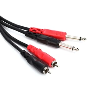 Hosa CPR203 Dual Cable Jack-RCA 3 m