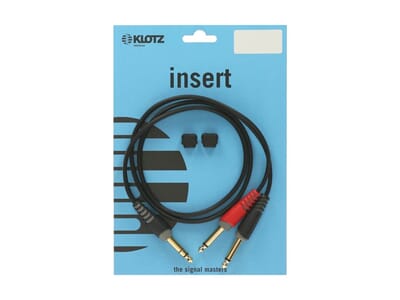 AY1-0100 Klotz Insert SendRetur-Kabel 1m sort_1.jpg