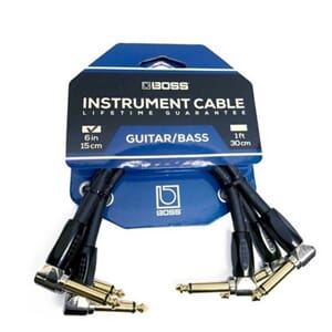 Boss instr kabel 15cm vinkel 3stk