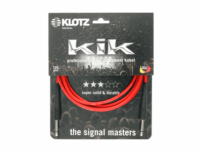 Klotz gitarkabel 3 m rød 1.png