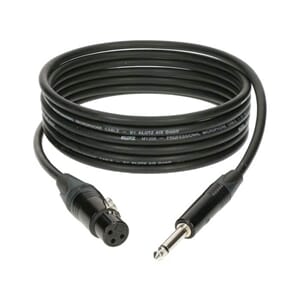Klotz mikrofon kabel XLR Hun unbalanced jack 20m
