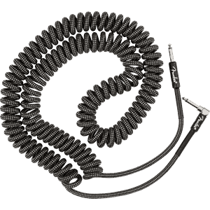 Fender Professional Series Coil Cable, 30', Gray Tweed