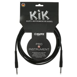 Klotz KIK Gitarkabel 6m sort