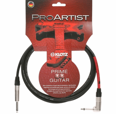 PROA030PR Klotz Pro Artist Instrumentkabel 3m sort_1.png