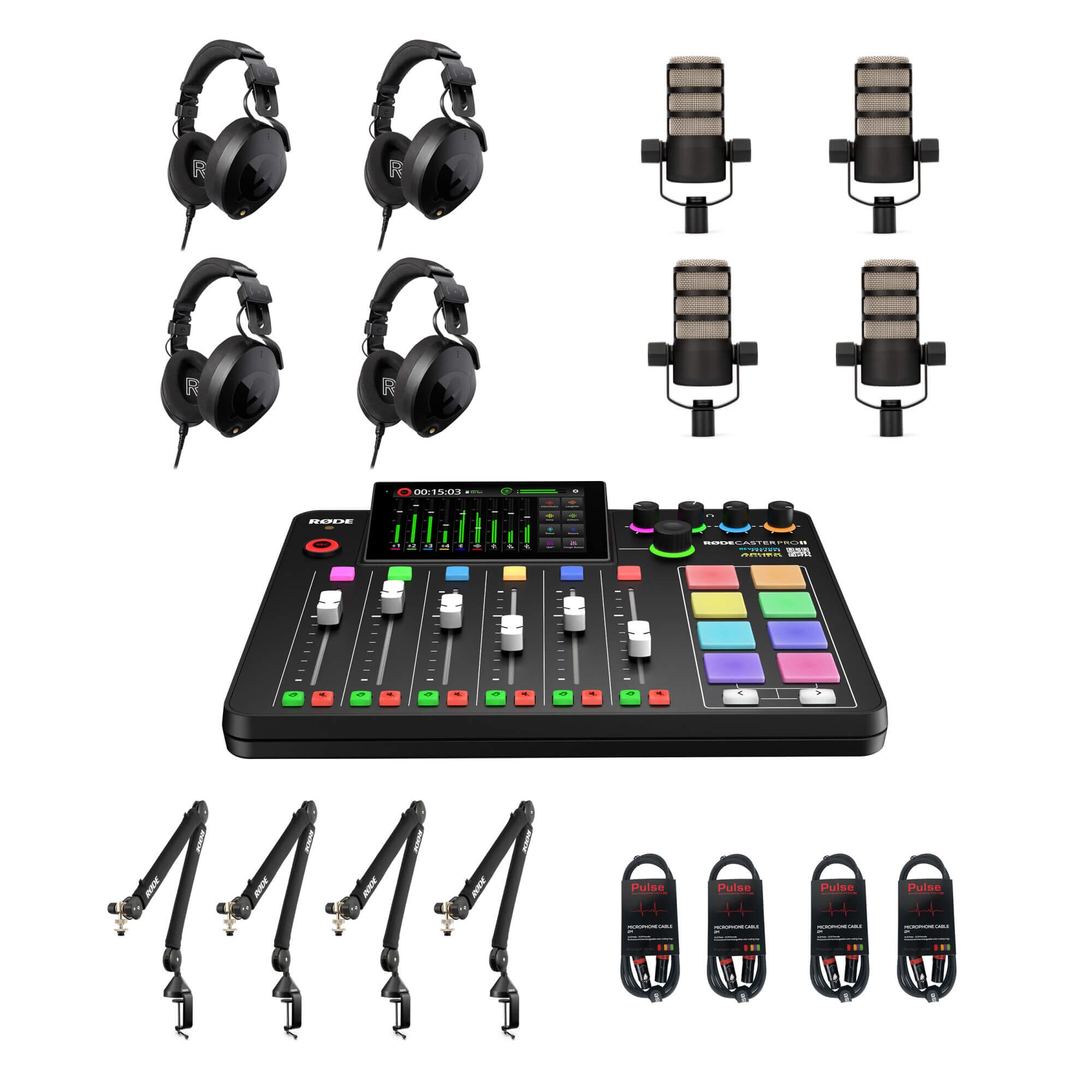 RODE Rodecaster Pro II Bundle 4 - Agder Lyd AS