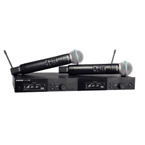 Shure SLXD DUAL HH SYS W/ BETA58A MIC 518-562MHz