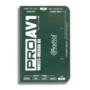 Radial ProAV1 Multimedia - DI boks