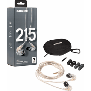 Shure SE215 earphone sound isolating, clear