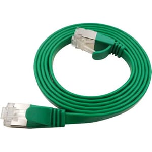LinkIT U/UTP Cat.6A Flat 3m Grønn - Ethernet-kabel