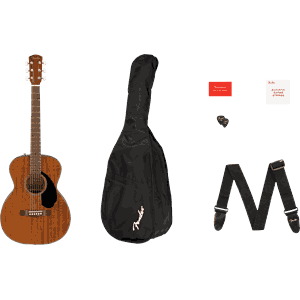 Fender CC-60S Concert Pack V2, All-Mahogany
