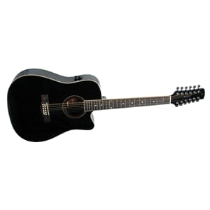 Morgan 12 W 120 SCE BK - Akustisk gitar