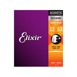 Elixir 012/53 Nanoweb acoustic