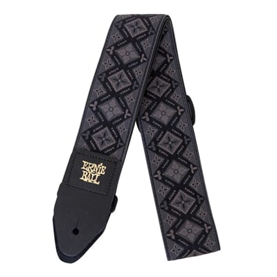 1104093 Ernie Ball EB-4093 Regal Black Guitar Strap.jpg