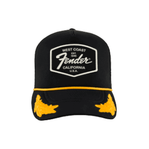 Fender® Scrambled Eggs Hat, Black