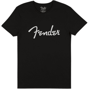 Fender® Spaghetti Logo Men's Tee, Black, Small
