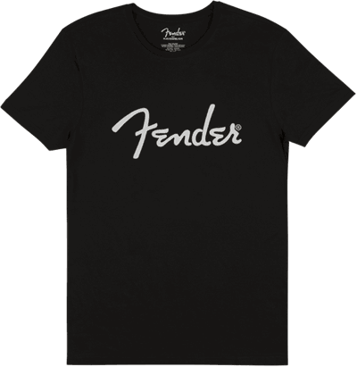 9193010505 Fender® Spaghetti Logo Men's Tee, Black_1.png