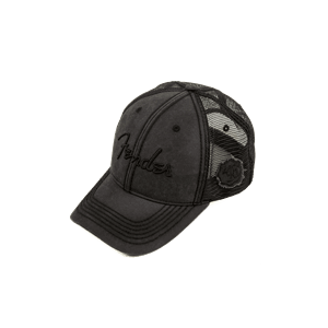 Fender® Blackout Trucker Hat, One Size Fits Most