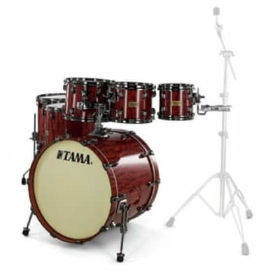 709600061613 Tama Ltd S.L.P G-Bubinga 6-pcs kit - LGB62BSQ-GNQ, Gloss Natural Quilted Bubinga..jpg